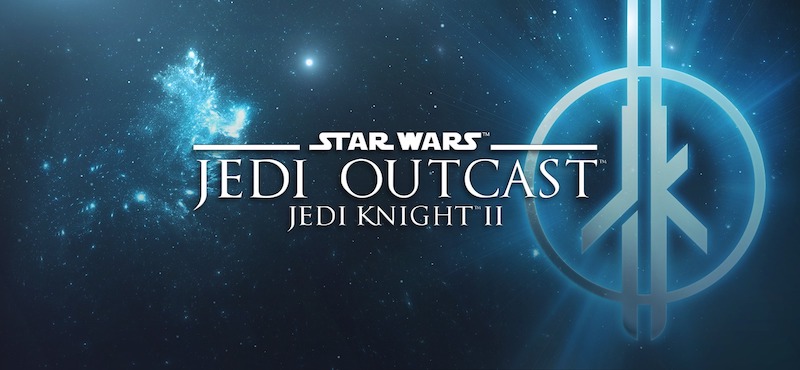 The original Jedi Knight II: Jedi Outcast logo.
