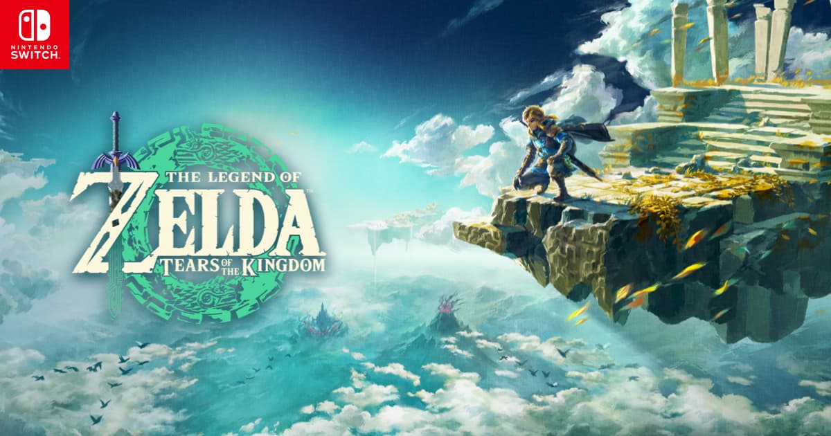Official Nintendo poster for The Legend of Zelda: Tears of the Kingdom.