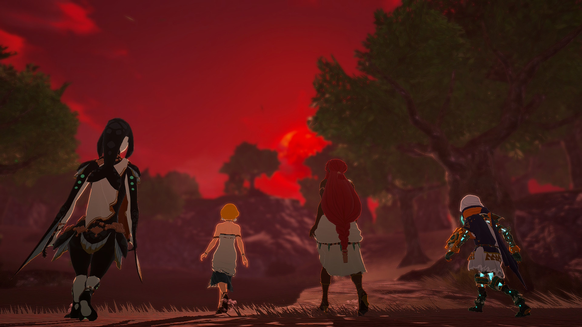 A screenshot from the pre-battle cutscene in _Age of Imprisonment_.